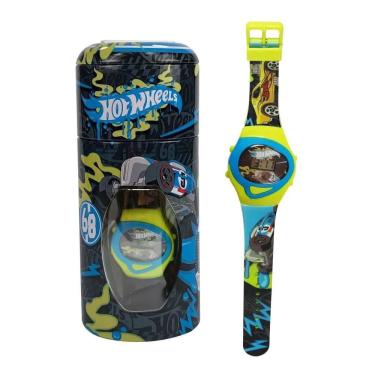 Imagem de Hot Wheels Relógio Digital Com Cofrinho - Fun Divirta-Se