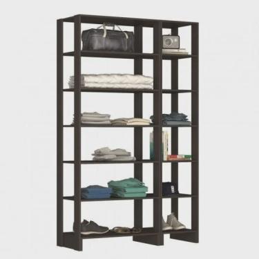 Imagem de Guarda-Roupa Closet 2 Peças 12 Nichos Yes