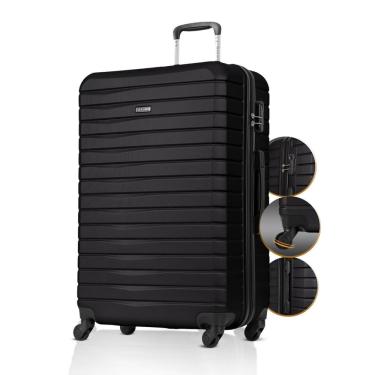 Imagem de Mala Para Despachar Grande 32Kg Premium Deluxe Abs Cadeado