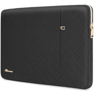 Imagem de KIZUNA Capa para laptop de 14 polegadas para MacBook Air 15 M2 2023/35.6 cm Lenovo Flex 14/IdeaPad Flex 5/39.1 cm MacBook Pro/Dell Latitude 7490 5490/35.6 cm HP EliteBook 840 G5/HP Pro 14 G3, preta
