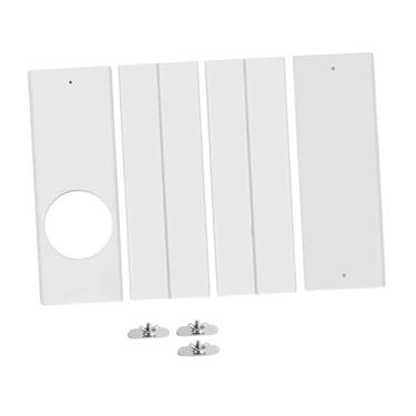 Imagem de WeiLaiKeQi Kit de janela de ar condicionado portátil, peças de reposição ajustáveis ​​e resistentes para mangueira de exaustão, painéis de vedação de janela de