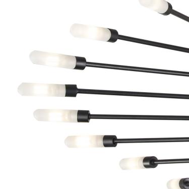 Imagem de Pendente Bivolt 104cm Neo Bella Iluminação Preto/branco