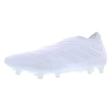 Imagem de adidas Botas de futebol unissex adulto COPA 23+ Sapatos firmes, branco/branco, 8 Women/7 Men