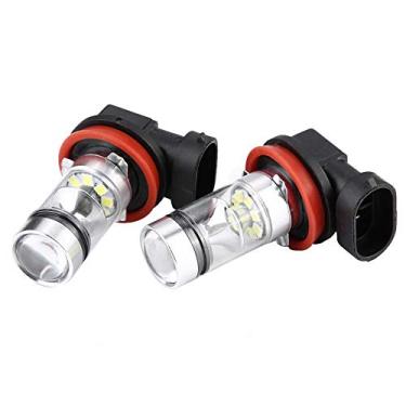Imagem de 2x 360 Graus H8 H9 H11 6000K Super White 100W Bulbos de Farol LED Kit de Neblina de Nevo