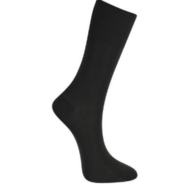 Imagem de Meia Lupo Masculina Social 1100-011/049 Poliamida 37/49, Preto, 45-49