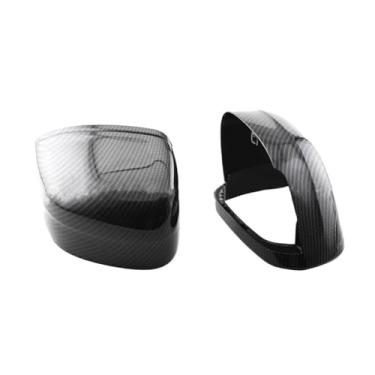 Imagem de Carcaça do espelho lateral da porta da asa do carro, capa do espelho retrovisor, capa compatível com Volvo XC60 2018-2022 39844970 39844955(Carbon Fiber color)