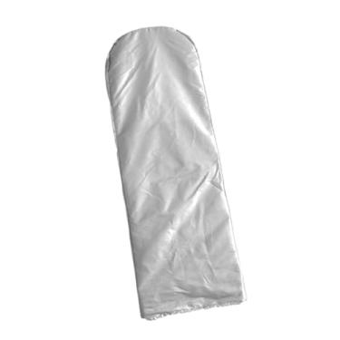 Imagem de IEUDNS Capa de escada dobrável, bolsa de armazenamento, tecido Oxford à prova de intempéries, capa protetora conveniente para escada, móveis, gramado, jardim, Prata