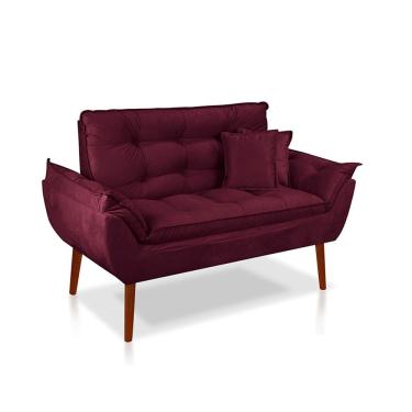 Imagem de Kit 01 Namoradeira Opala 02 lugares  +  02 Almofadas cheias  Suede