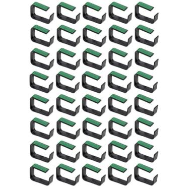 Imagem de Kit 40 Organizador De Cabos Esconder Fios Embaixo de Mesa