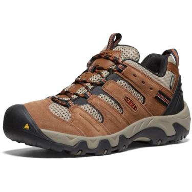 Imagem de KEEN Sapatos de caminhada masculinos Headout Waterproof, Bison Fóssil Orange, 40 EU