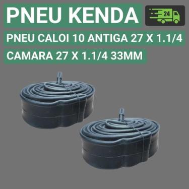 Imagem de Pneu Caloi 10 Pneu Faixa Bege Caloi 10 Monark 27x1 Kenda, 2 câmaras pi