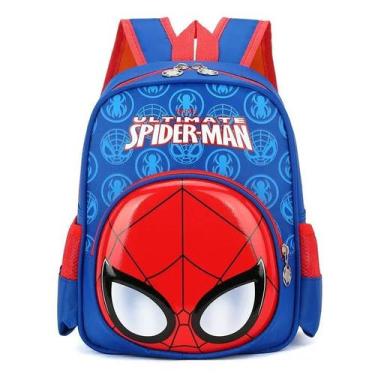 Imagem de Mochila Cartoon 3D À Prova D'Água Do Homem-Aranha Para Crianças, Bolsa