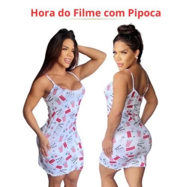 Imagem de Camisola Feminina Pijama Personagens Vestido de dormir - PODER DE HERA