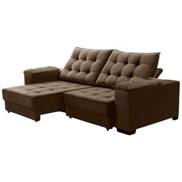 Imagem de Sofa Retratil e Reclinavel 230cm Toronto Jandaia