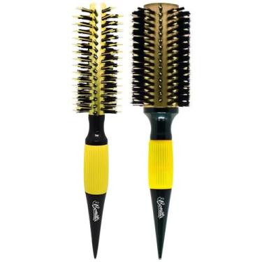 Imagem de Kit 2 Escova De Cabelo Marco Boni Bonitta Profissional Termica Alumini