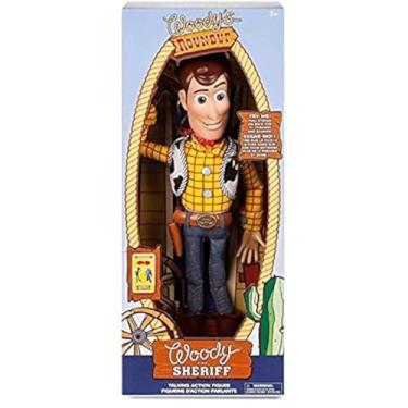 Imagem de Disney Toy Story Pull String Woody 16" Figura Falante Para Idade De 3 Anos - Exclusivo