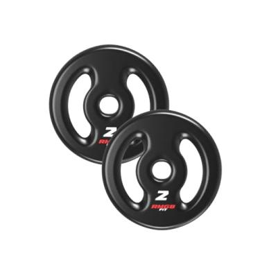 Imagem de Rmg8 Fit - PAR ANILHA 2KG EMBORRACHADA PRETO