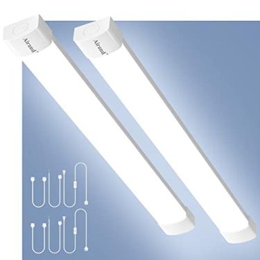 Imagem de Airand Luminária LED para instalação de garagem de 18 W, 6 m, luz de teto LED embutida, tubo de luz LED para garagem, loja, armário, sótão, porão, casa, shoplight