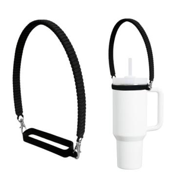 Imagem de Alça de silicone para garrafa de água para acessórios Stanley Cup, estilingue de garrafa de água colorida, serve para a maioria dos copos Stanley