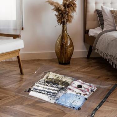 Imagem de Pacote com 3 sacos de armazenamento, extragrande – tamanho jumbo para edredons, edredons e armazenamento a granel – Economiza espaço e é durável