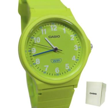 Imagem de Relógio Casio Unissex Analógico Pop Verde Neon LQ-24B-3BDF