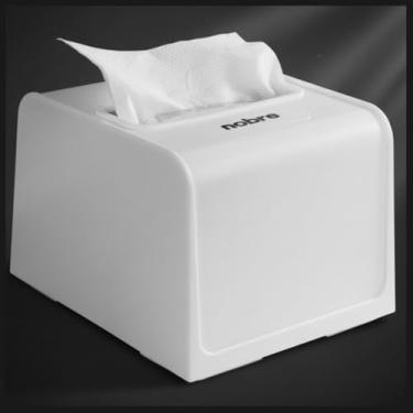 Imagem de Porta Guardanapo Dosador Interfolhado Branco Plástico Premium - Badula Mix