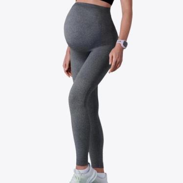 Imagem de Calca Lupo Legging LSport Mom VB - 71570-003, Cinza mescla, M