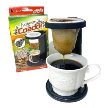 Imagem de Kit Expresso no Coador De Café Individual Filtro De Pano - KEITA