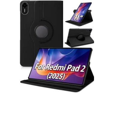 Imagem de Capa de Couro Giratória Para Tablet Redmi Pad 2 - Phone Palace