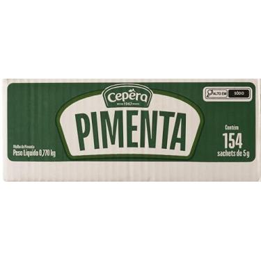 Imagem de Molho de Pimenta Cepêra 5g - caixa c/ 154 saches
