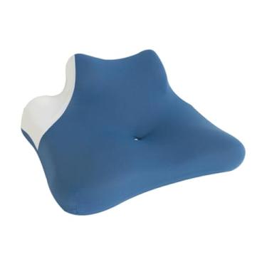 Imagem de Fxzqgnh Travesseiro de Cama Removível E Confortável para Apoio Da Cabeça, Queixo E Costas, Ideal para Adultos Que Dormem Deitados Ou Apoiados Na Cama, Azul, Tamanho real