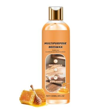 Imagem de Restaurador de piso de madeira | Cera de limpeza de 120 ml | Brilho de piso para madeira - para móveis de quarto de casa, armário de prancha laminada, brilho natural