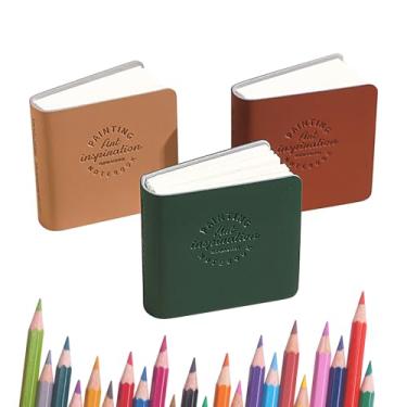 Imagem de Small Book | Portable Watercolor Book - 48 Pages 2 X 2 Inch Portable Sketchbook for Travel School Business Art