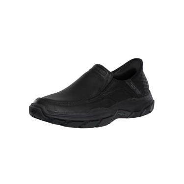 Imagem de Skechers Tênis masculino Respected-Elgin Slip-On, Bbk (preto/preto), 46