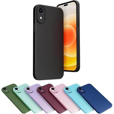 Imagem de Capa Case Premium Compatível AppIe iPhone XR Silicone Aveludada Proteção de Câmera (AZUL BEBE)