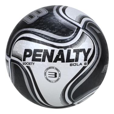 Imagem de Bola de Futebol Society Penalty 8 N3 XXIV-Unissex