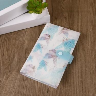 Imagem de Forest Series Pasta expansível para arquivos, estilosa, divertida, fofa, retrô, organizador de documentos com cenas naturais para estudantes, professores e freelancers - Borboleta azul