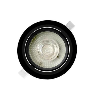 Imagem de Kit 2 Spot Embutir Redondo Alltop LED PAR30 10W 45º Preto - TASCHIBRA,