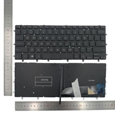 Imagem de Layout americano de substituição para laptop com teclado retroiluminado para Dell XPS 15 9550 9560 9570 Precision 5510 m5510 5520 5530 Inspiron 15 7000 15-7558 15-7568 NSK-LV0BW