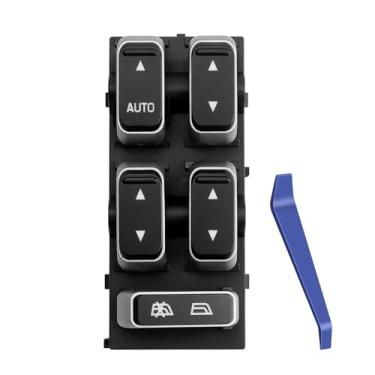 Imagem de Interruptor de janela Master Power Window Side 8 pinos + 3 pinos compatível com Lincoln Town Car 2003 2004 2005 2006 2007 2008, botão de controle de janela dianteira esquerda substitui 5W1Z-14529-BA