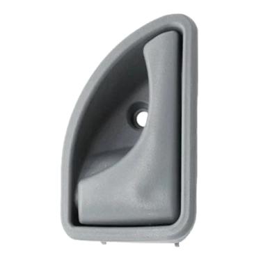 Imagem de Hoc Compatível com renault 1997-2007 kangoo 1997-2003 twingo maçaneta da porta interior do carro frente esquerda botão direito 8200247802 82002478(Gray left)