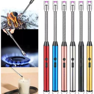 Imagem de Acendedor Fogão Plasma Eletrônico Flexível Recarregável Luxo