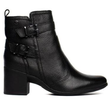 Imagem de Bota Feminina Bottero de Couro Cano Curto Preto-Feminino