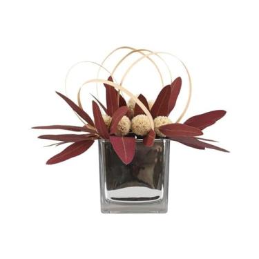 Imagem de CFGH6FDF Festa Restaurante Hotel Mesa de Negociação Decoração Flor Sala de Estar Entrada Arranjo Artificial Decorações Macias Jardim