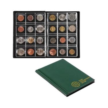 Imagem de Álbum De Coleção De Moedas Com 120 Bolsos, Organizador De Moedas Comem