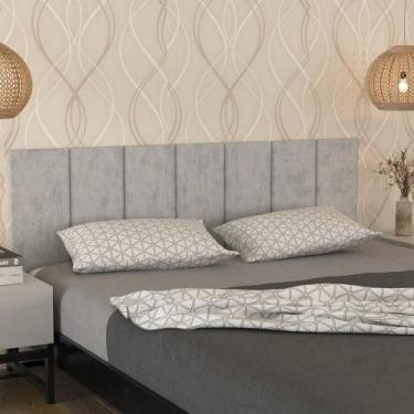 Imagem de Cabeceira Modular Cama Casal Autocolante Adesiva 140cm - Via Nossa, Ci