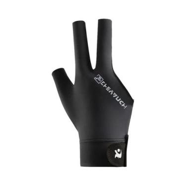 Imagem de Luvas De Treinamento Para Sinuca E Bilhar Com Três Dedos Antiderrapant