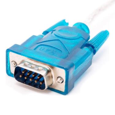 Imagem de Cabo Conversor Usb Serial Db9 Rs-232 Universal Pc Note