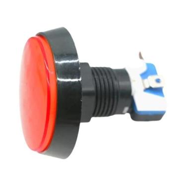 Imagem de Botão Iluminado LED De 60mm 12V Para Máquinas De Fliperama, Lavagem De