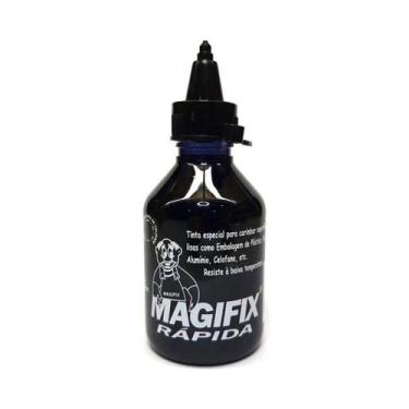 Imagem de Tinta de Carimbo Magifix para Plástico - 120ml - Secagem Rápida